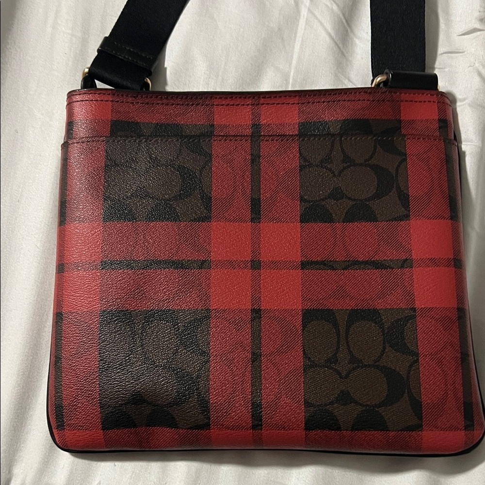 Coach Red and Black Crossbody Bag - Picture 5 of 9